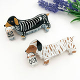Halloween Dachshund Hair Claw Clip