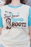 Blue "Boot" T-Shirt