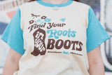 Blue "Boot" T-Shirt