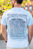 2026 Lineup SS T-Shirt (Blue Tie Dye)