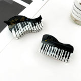 🎹 Dancing Fingers Piano Acetate  Musical-Inspired Claw Clip