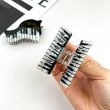 🎹 Dancing Fingers Piano Acetate  Musical-Inspired Claw Clip