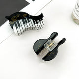 🎹 Dancing Fingers Piano Acetate  Musical-Inspired Claw Clip