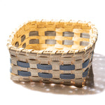 Napkin Basket- Blue Stripe