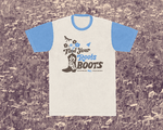 Blue "Boot" T-Shirt