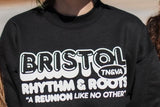 Bristol Rhythm and Roots Crewneck Sweatshirt-Black