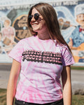 2024 Pink Tye-Dye Bristol Rhythm and Roots Lineup Tee