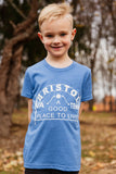 Kids Heathered Blue Bristol Sign Shirts