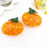 Marbled Pumpkin Acetate Hair Claw Clip Festive Autumn‑Vibe