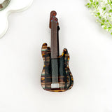 Fun Guitar Acetate Hair Clip, Instrument Shaped Hair Claw