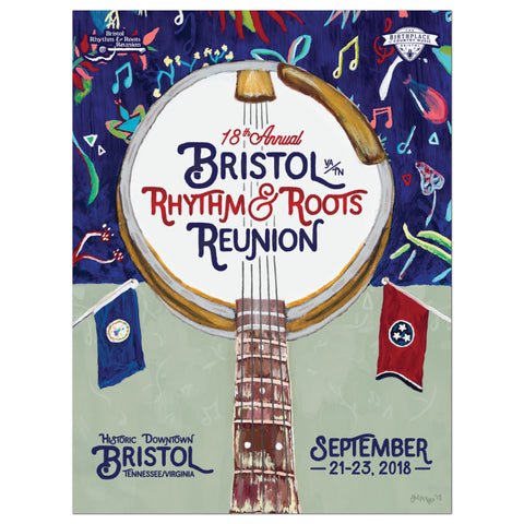 Bristol Rhythm & Roots Reunion Official Festival Poster 2018