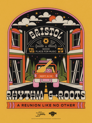 2023 Bristol Rhythm and Roots Poster