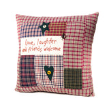 Pieced Pillow with Quote