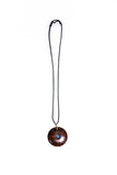 Pendant Walnut Turquoise Necklace