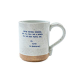 Speckled Quote Mugs